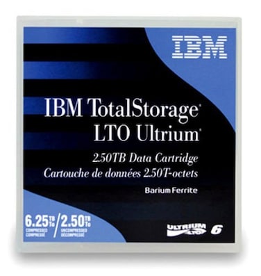 IBM 5Pack LTO 6 Ultrium 00V7590 25625 TB Data Cartridge