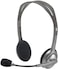 Logitech Stereo Headset H110 with Noise Cancelling Microphone  Bulk Packaging  35mm Dual Plug Wired Headset