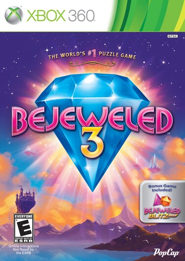 PopCap Games Bejeweled 3 with Bejeweled Blitz Live  Xbox 360