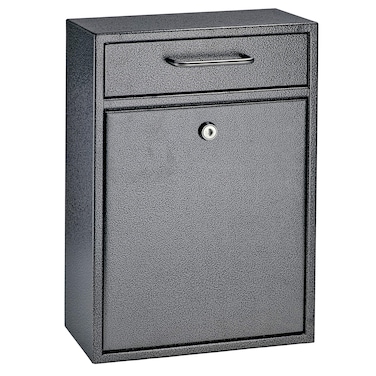 Mail Boss 7413 High Security Steel Locking Wall Mounted MailboxOffice Drop Comment Letter Deposit Box Galaxy M