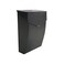 NACH MB6921BLK Bradley Steel Mailbox  Wall Mounted Post Box Black 10 x 48 x 13 inch