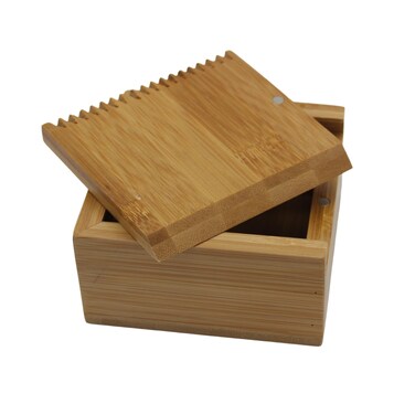 COR Surf Bamboo ing Wax Box Holder with Fin Allen Key Wax Box