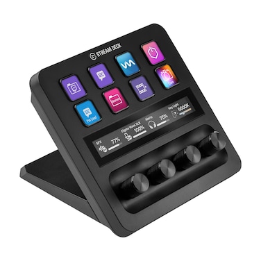 Elgato Stream Deck  Audio Mixer Production Console and Studio Controller for Content Creators Streaming Gaming with customizable touch strip dials and LCD keys works with Mac and PC