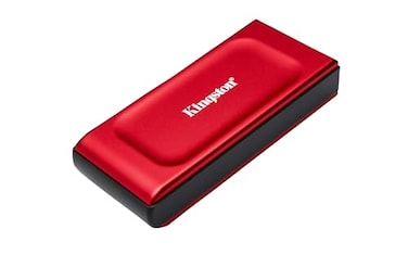 Kingston XS1000 2TB External SSD USB 32 Gen 2 Portable Solid State Drive Red SXS1000R2000G