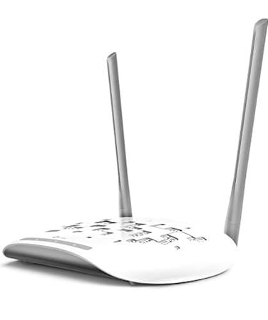 TPLink WiFi Access Point TLWA801N 24Ghz 300Mbps Supports MultiSSIDClientBridgeRange Extender 2 Fixed Antennas Passive PoE Injector Included