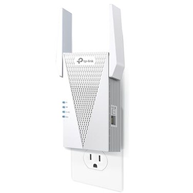 TPLink AX1800 WiFi 6 Range Extender with Ethernet Port  Internet Signal Booster for Home  DualBand Wireless Repeater Amplifier  Access Point Mode  APP Setup  OneMesh Compatible RE615X