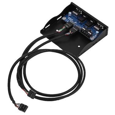 Floppy Front Panel RicherR USB20 HDAUDIO Floppy Front Panel 35 9Pin to 2 USB20 Interface with Mic Audio