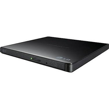LG GP65NB60 8X USB 20 Super Multi Ultra Slim Portable DVD Writer Drive RW External Drive with MDISC Support  Black