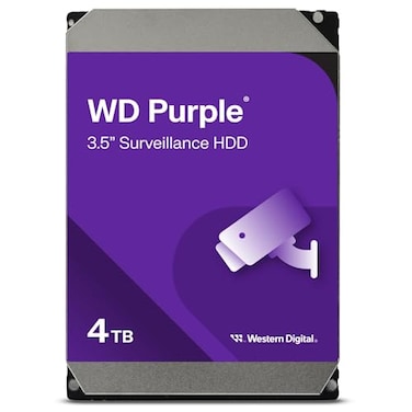 Western Digital 4TB WD Purple Surveillance Internal Hard Drive HDD  SATA 6 Gbs 256 MB Cache 35  WD43PURZ