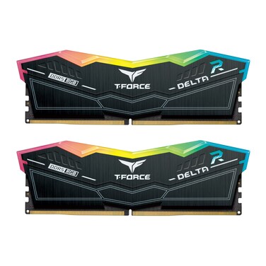 TEAMGROUP TForce Delta RGB DDR5 Ram 32GB 2x16GB 6000MHz PC548000 CL30 Desktop Memory Module Ram For 600 700 Series Chipset XMP 30 Ready Black  FF3D532G6000HC30DC01
