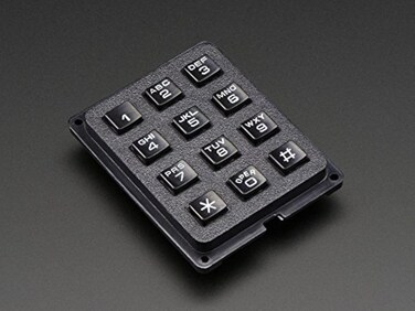 Adafruit 3x4 Phonestyle Matrix Keypad