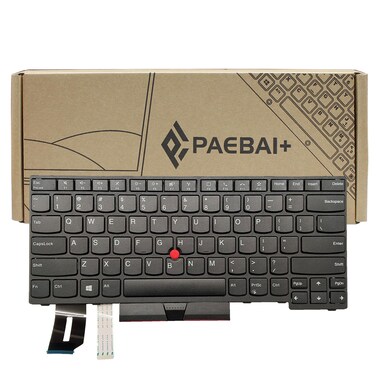 PAEBAI Replacement Laptop Keyboard for Lenovo ThinkPad T14 Gen1 T14 Gen2 P14S Gen1 P14s Gen2 Compatible SN20V43688 5N20V43760 with Pointer No Backlight US Layout