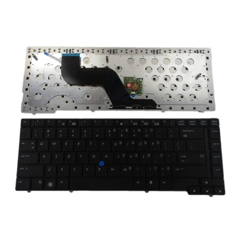 SUNMALL Keyboard Replacement with Pointer Compatible with HP EliteBook 8440p 8440w Series Black US Laptop Compatible with Part Number 594052001 598042001