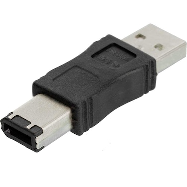 Toptekits tekit Firewire IEEE 1394 6 Pin Male to USB A Male Convertor Jack MM Adapter