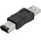 Toptekits tekit Firewire IEEE 1394 6 Pin Male to USB A Male Convertor Jack MM Adapter