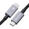 Cable Matters Intel Certified 80Gbps Premium Braided Thunderbolt 5 Cable with up to 120Gbps Bandwidth Boost and 240W Charging in Black  1m  33ft Compatible with Thunderbolt 43 USB4 and USBC