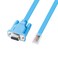 DTech DB9 to RJ45 Console Cable Cisco Device Management Serial Adapter 6ft Blue
