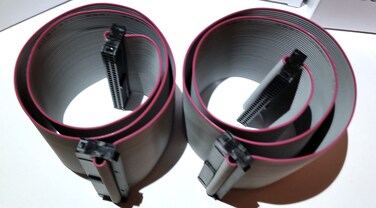 PC Accessories  Connectors Pro 2Pack 18 Inches 2 Female Connectors IDC 2x25 50P SCSI Internal Flat Ribbon Cable