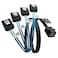 OIKWAN Internal Mini SAS to SATA Cable SFF8643 to SATA Forward Breakout Compatible with Raid Controller Hard Drive 33ft