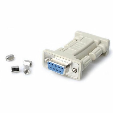 StarTechcom NM9FF DB9 RS232 Serial Null Modem Adapter FF Null Modem Adapter DB9 F to DB9 F White