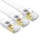 Yauhody CAT 8 Ethernet Cable 3ft 3 Pack High Speed 40Gbps 2000MHz 26AWG Flat CAT8 SFTP Internet Network LAN Cable with Gold Plated RJ45 for Gaming Router Modem PS4 PC Laptop 3ft3 PackWhite