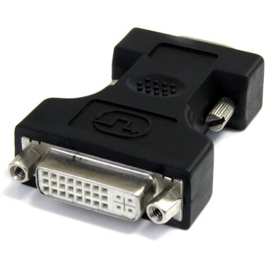 StarTechcom DVII to VGA Cable Adapter  Black FM DVI I for Your Monitor or Display DVIVGAFMBK
