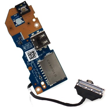 Deal4GO ON Off Power Button Board SD Card Reader USB IO Board wCable Replacement for Dell Inspiron 15 7460 7560 7472 LSD823P 8N7VD 08N7VD