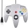 SAFFUN Classic N64 Controller iNNEXT N64 Wired USB PC Game pad Joystick N64 Bit USB Wired Game stick Joy pad Controller for Windows PC MAC Linux Raspberry Pi 3 Sega Genesis Higan Grey