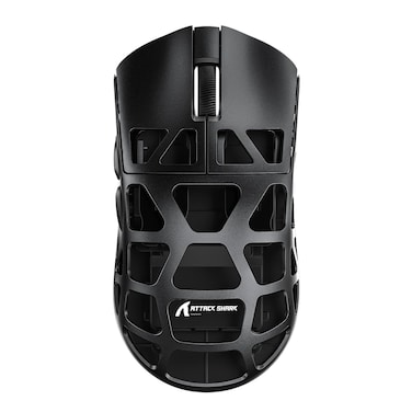 ATTACK SHARK R3 46g Superlight Magnesium Alloy Wireless Gaming Mouse BT24GhzWired Computer Mouse 8000Hz Wireless Polling Rate PAW3395 26K DPI Optical Sensor Programmable Mice for WinMacBlack