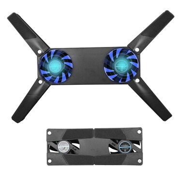 NCElec Laptop Cooling Pad Foldable for 1015 PC Computer Notebook Laptop 2 Fans Cooler Pad