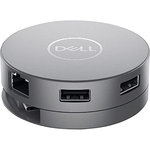 Dell DA310 USBC Mobile Adapter 7in1 Type C Laptop Compatible  Dock and Adapter  Gray