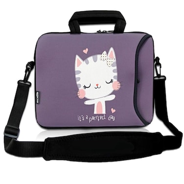 RICHEN Messenger Bag Carrying Case Sleeve with Handle Accessory Pocket Fits LaptopsNotebookebooksKids tabletipad