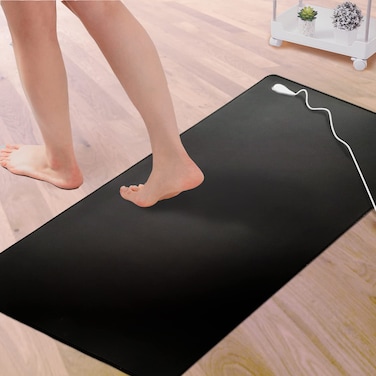Grounding Mat Universal Grounding Pad for Computer Foot and Bed Grounded Foot Therapy Relieve Pain Inflammation Negative Ions Carpel Tunnel for Better Working and Playing Games39 x 118