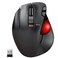 ELECOM EXG LeftHanded Trackball Mouse 24GHz Wireless Thumb Control 6Button Function Ergonomic Design Optical Gaming Sensor Smooth Red Ball Windows11 macOS MXT4DRBKG