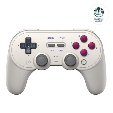 8Bitdo Pro 2 Bluetooth Controller for Switch Hall Effect Joystick Update Wireless Gaming Controller for Switch PC Android and Steam Deck  Apple G Classic Edition