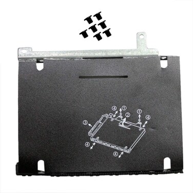Zahara 25 SSD SATA Hard Drive Caddy HDD Bracket Frame with Screw for HP ProBook 455 G5 450 G5 451 G5 456 G5 470 G5 471 G5 475 G5 L00836001