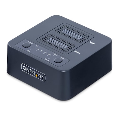 StarTechcom 11 M2 NVMe Drive Duplicator 90GBpm Standalone M2 SSD ClonerCopier USBC 32 20Gbps M2 DualBay Drive Dock