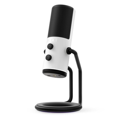 NZXT Capsule  APWUMICW1  USB Cardioid Streaming Gaming  Podcasting Microphone  Crystal Clear Voice Clarity  Builtin Shock Absorber  Easy Boom Arm Mounting  Twitch Discord YouTube  White