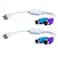 LUVMOXE USB to PS2 Adapter USB to ps2 Keyboard and Mouse Interface Adapter Cable 2 Pack