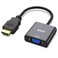 Benfei HDMI to VGA Benfei GoldPlated HDMI to VGA Adapter Male to Female for Computer Desktop Laptop PC Monitor Projector HDTV Chromebook Raspberry Pi Roku Xbox and More  Black