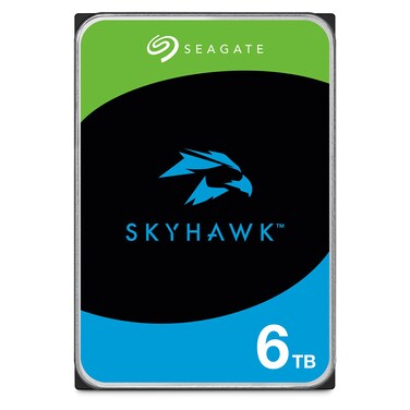 Seagate Skyhawk 6TB Video Internal Hard Drive 35 SATA 6Gbs 256MB Cache for DVRNVR Security Camera System with Drive Health Management FFP ST6000VXZ01
