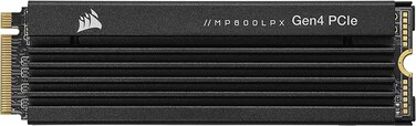 Corsair MP600 PRO LPX 4TB M2 NVMe PCIe x4 Gen4 SSD Optimised for PS5 Up to 7100MBsec Sequential Read  6800MBsec Sequential Write Speeds Compact Form Factor Black CSSDF4000GBMP600PLP