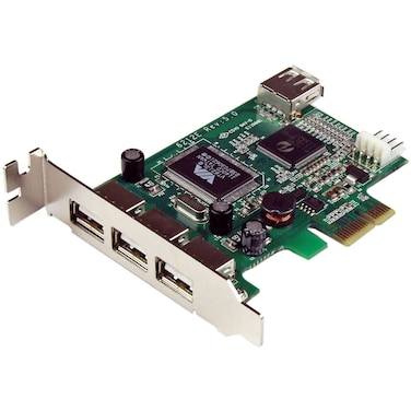 StarTechcom 4 Port PCI Express Low Profile High Speed USB Card  PCIe USB 20 Card  PCIE USB 20 Card PEXUSB4DP