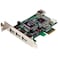 StarTechcom 4 Port PCI Express Low Profile High Speed USB Card  PCIe USB 20 Card  PCIE USB 20 Card PEXUSB4DP