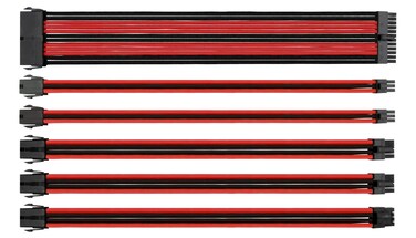 Thermaltake Sleeve Extension Power Supply Cable Kit Cases Blue Black AC035CN1NANA1 AC033CN1NANA1