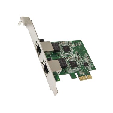 IO CREST Syba Dual 25 Gigabit Ethernet PCIE Network Expansion Card RJ45 LAN Adapter Low Profile Bracket SDPEX24066