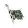 IO CREST Syba Dual 25 Gigabit Ethernet PCIE Network Expansion Card RJ45 LAN Adapter Low Profile Bracket SDPEX24066