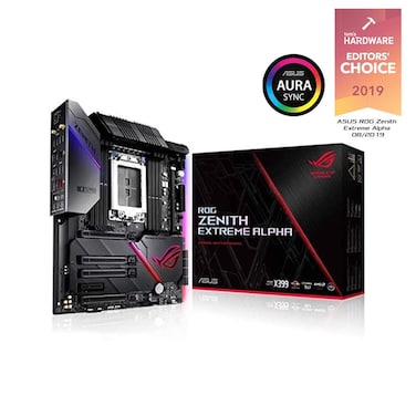 Asus Rog Zenith Extreme Alpha X399 HEDT Gaming Motherboard AMD Threadripper 2 TR4 EATX DDR4 M2 10G LAN USB 31 Gen2