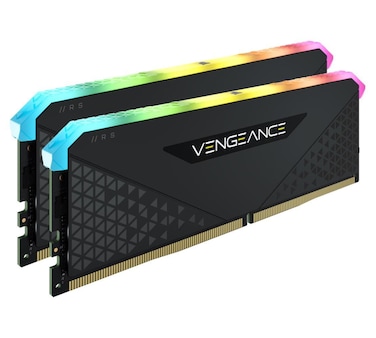 Corsair Vengeance RGB RS 32GB 2x16GB DDR4 3600MHz C18 Desktop Memory Dynamic RGB Lighting Tight Response Times Compatible with Intel 300400500  AMD 400500 Series Black