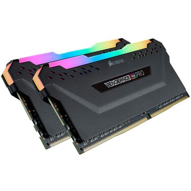 CORSAIR VENGEANCE RGB PRO 32GB 2x16GB DDR4 3600 PC428800 C18 135V AMD Optimized  Black